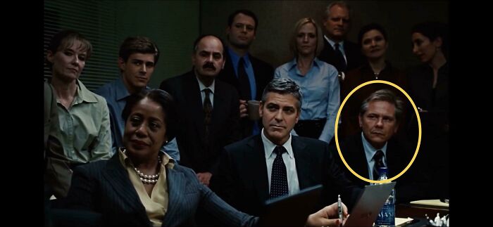 In Up In The Air (2009), During The Scene In Which Natalie (Anna Kendrick) Presents Her “Glocal” Concept In The Company Meeting, The Man Seated Directly Next To Ryan (George Clooney) Is Played By Walter Kirn, The Real-Life Author Of The Book From Which The Movie Was Adapted