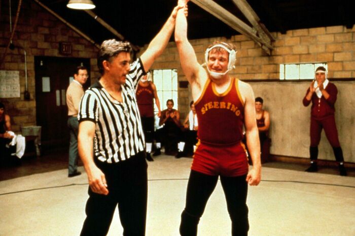 In The World According To Garp (1982), The Referee Of Garp’s (Robin Williams) High School Wrestling Match Is Played By John Irving, The Author Of The Novel From Which The Film Was Adapted