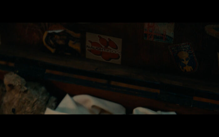 In Uncharted (2022) Nathan Drake's Luggage Has A Sticker Of Naughty Dog, The Creators Of The Uncharted Video Games