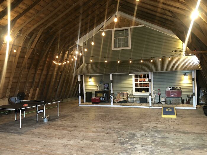 My Airbnb Was An Entire House Built Inside A Barn
