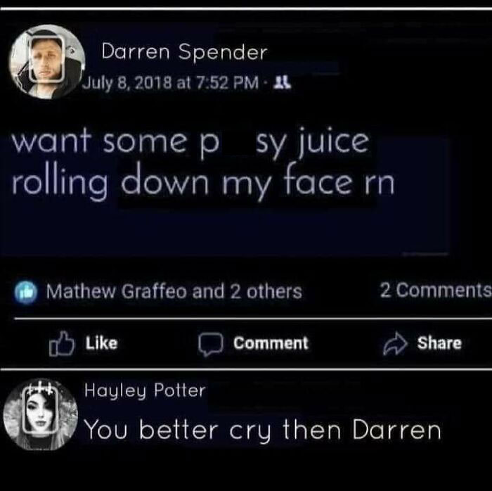 Poor Darren ?
