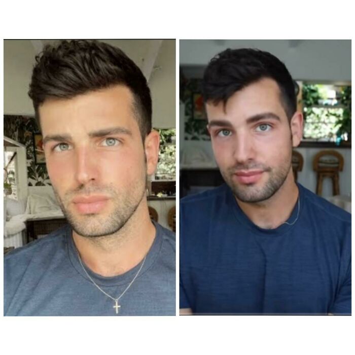 Left Side Is The Picture This Youtuber Used For The Thumbnail, Right Is A Screenshot Of The Actual Video