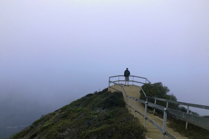 Went To See The Ocean. Great 360 Vistas Of Fog