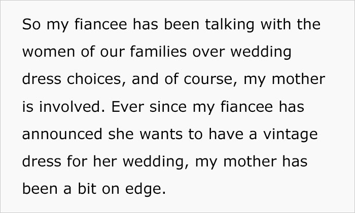 Bride With A Distinct Fashion Style Chooses A Dress Her MIL Doesn't Like, MIL Buys A Dress Herself And Her Son Is Furious