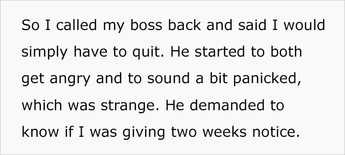 Boss Ignores Employee's Time Off Request After Approving It Twice, Changes His Mind After The Employee Says They're Quitting Boss Ignores Employee's Time Off Request After Approving It Twice, Changes His Mind After The Employee Says They're Quitting