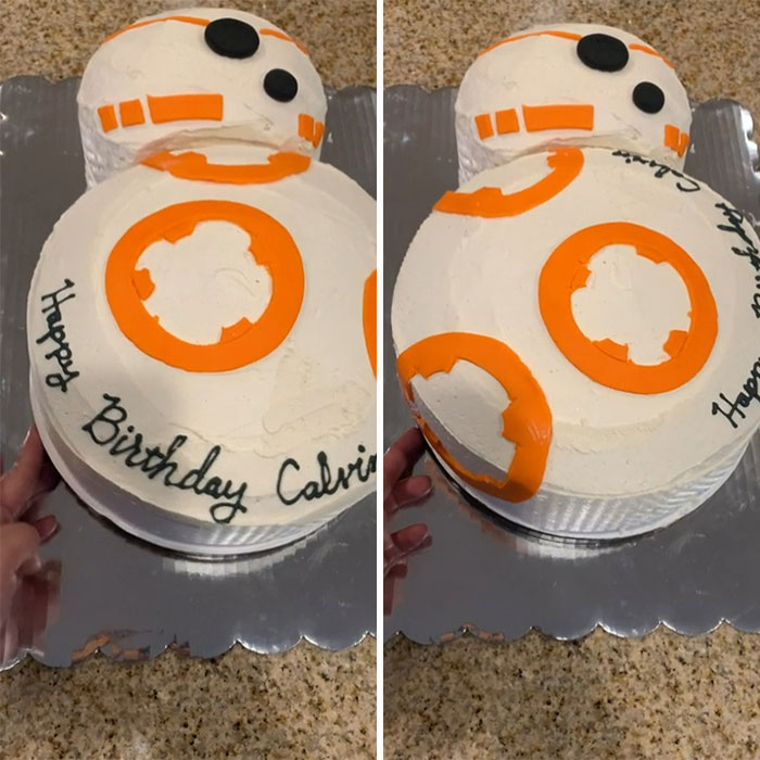 I Made A Spinning Bb8 Birthday Cake For My Friend’s Son