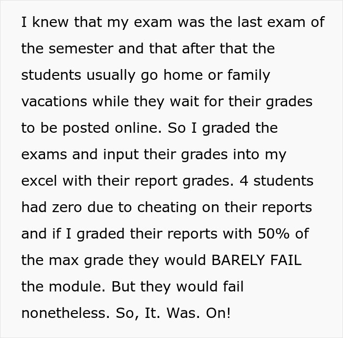 Professor Outsmarts His Cheating Students Who Thought They Had Him Fooled, Sets Up Hilarious Revenge Professor Outsmarts His Cheating Students Who Thought They Had Him Fooled, Sets Up Hilarious Revenge