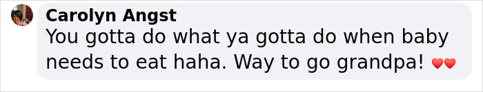 People Are Loving This Grandad’s Idea Of Faking Breastfeeding When The Baby Refuses To Drink Out Of The Bottle People Are Loving This Grandad’s Idea Of Faking Breastfeeding When The Baby Refuses To Drink Out Of The Bottle