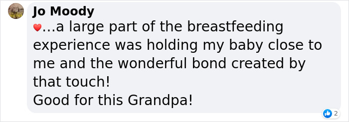 People Are Loving This Grandad’s Idea Of Faking Breastfeeding When The Baby Refuses To Drink Out Of The Bottle People Are Loving This Grandad’s Idea Of Faking Breastfeeding When The Baby Refuses To Drink Out Of The Bottle