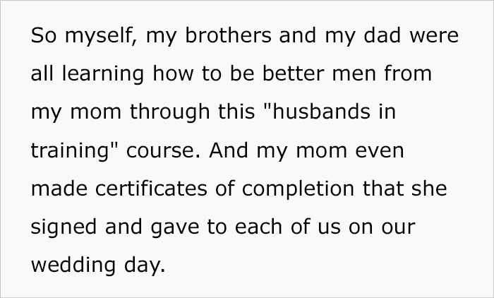 Mom Made This Curriculum To Make Her 3 Sons Good Future Husbands, One Of The Sons Shares His Experience Years Later Mom Made This Curriculum To Make Her 3 Sons Good Future Husbands, One Of The Sons Shares His Experience Years Later