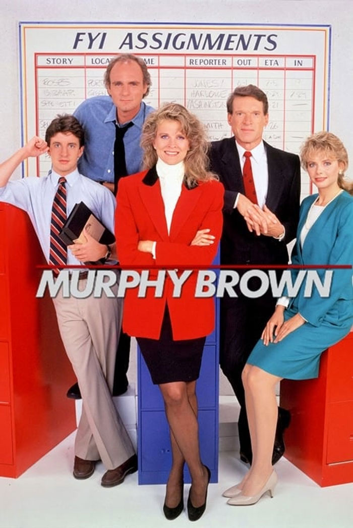 Poster for Murphy Brown sitcom