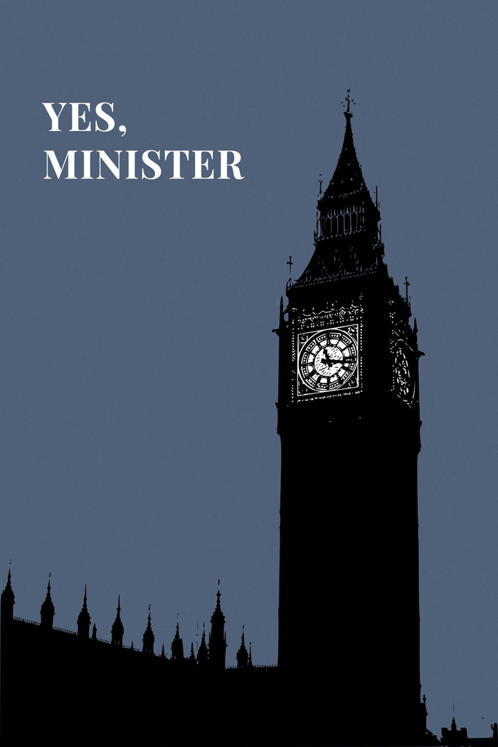 Poster for Yes, Minister sitcom