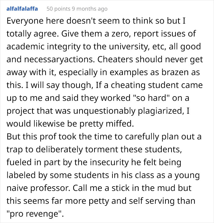 Professor Outsmarts His Cheating Students Who Thought They Had Him Fooled, Sets Up Hilarious Revenge Professor Outsmarts His Cheating Students Who Thought They Had Him Fooled, Sets Up Hilarious Revenge