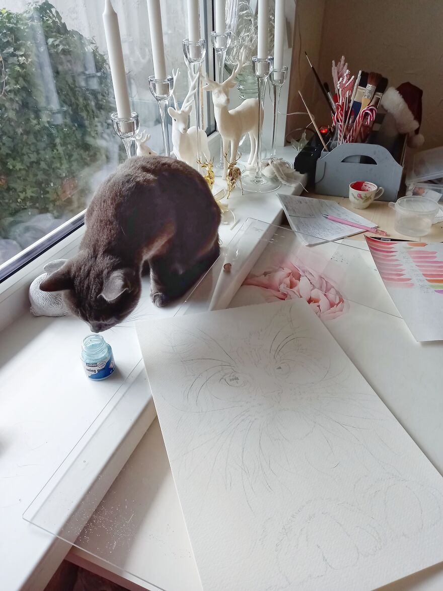 Our Fluffy Talisman: A Homeless Artist Who Is Always On The Go Our Fluffy Talisman: A Homeless Artist Who Is Always On The Go