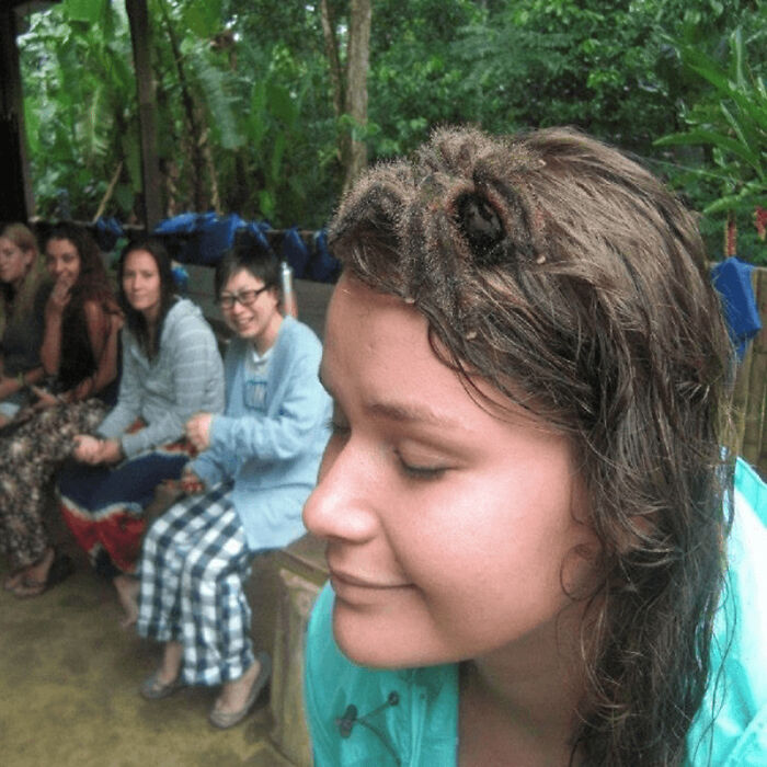 I Scream When A Hair Touches My Leg...