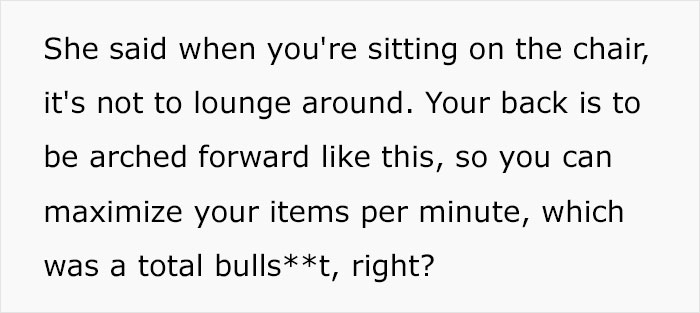 “I Thought It Was A Joke”: Store Manager Writes Up An Employee, Says When You’re Sitting On A Chair, It’s Not To Lounge Around “I Thought It Was A Joke”: Store Manager Writes Up An Employee, Says When You’re Sitting On A Chair, It’s Not To Lounge Around