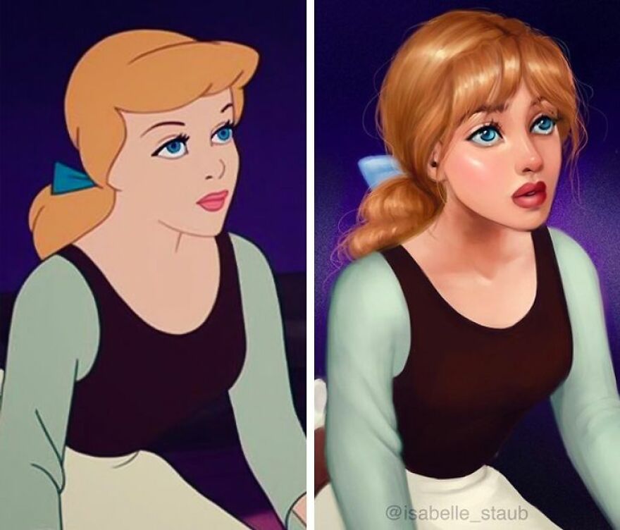 An Artist Showed How Disney Princesses Would Look If They Were Drawn Today An Artist Showed How Disney Princesses Would Look If They Were Drawn Today