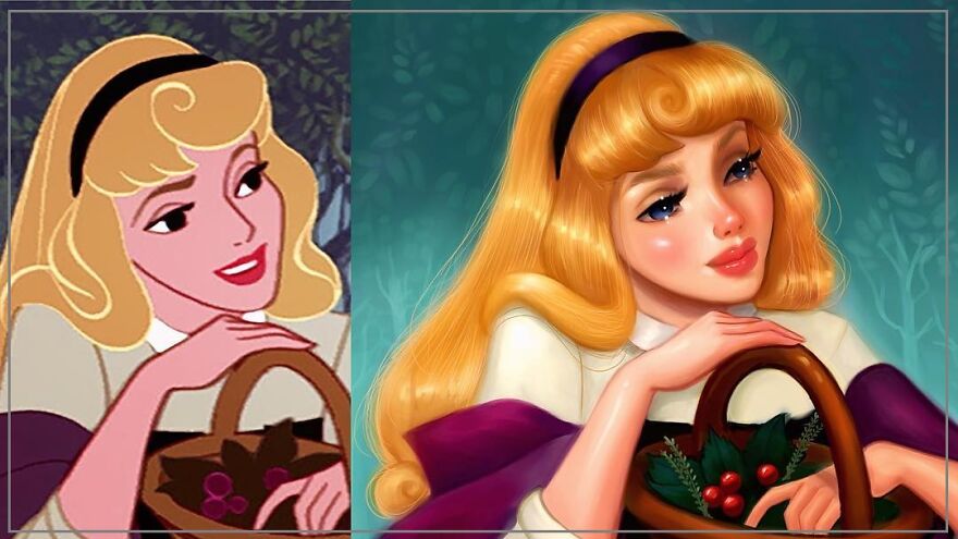 An Artist Showed How Disney Princesses Would Look If They Were Drawn Today An Artist Showed How Disney Princesses Would Look If They Were Drawn Today