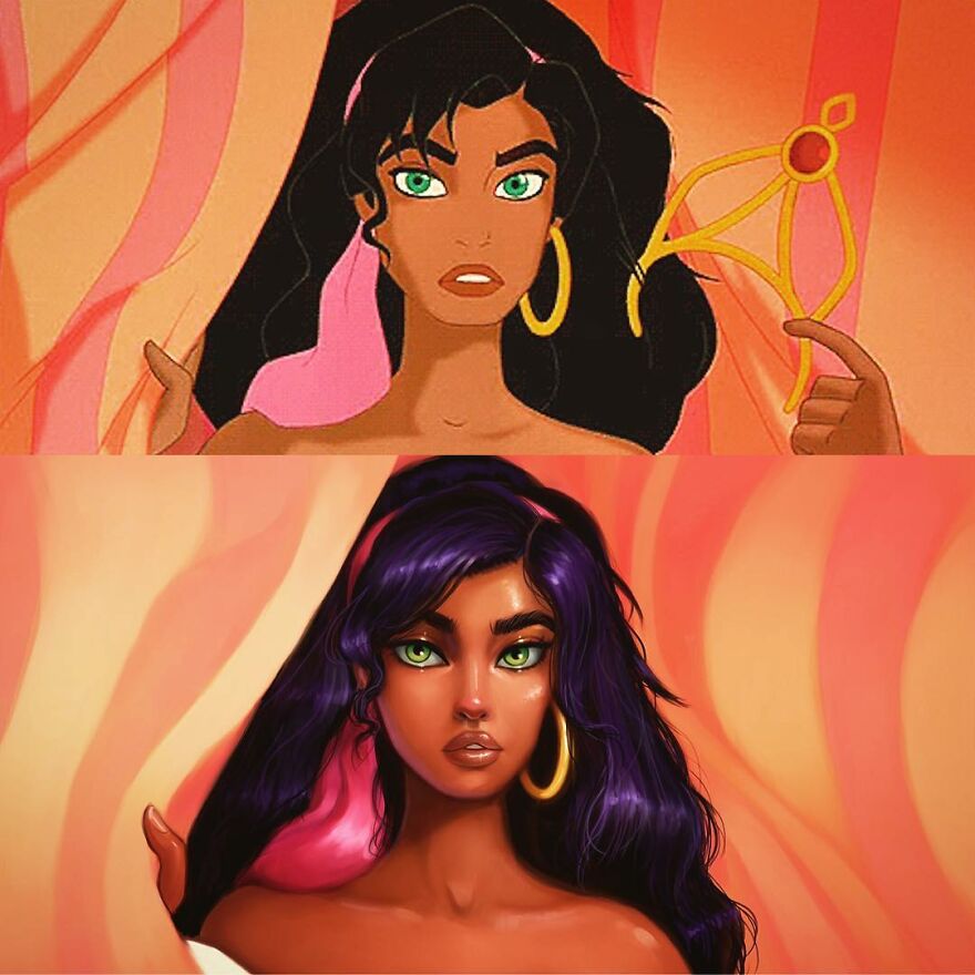 An Artist Showed How Disney Princesses Would Look If They Were Drawn Today An Artist Showed How Disney Princesses Would Look If They Were Drawn Today