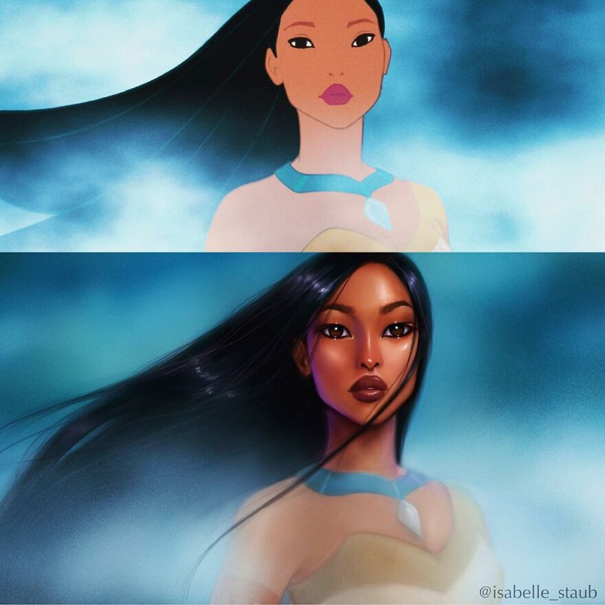An Artist Showed How Disney Princesses Would Look If They Were Drawn Today An Artist Showed How Disney Princesses Would Look If They Were Drawn Today
