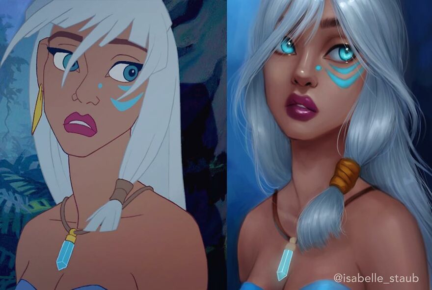 An Artist Showed How Disney Princesses Would Look If They Were Drawn Today An Artist Showed How Disney Princesses Would Look If They Were Drawn Today