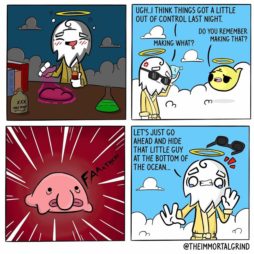 Artist Create Comics About The Afterlife And Death (New Pics)