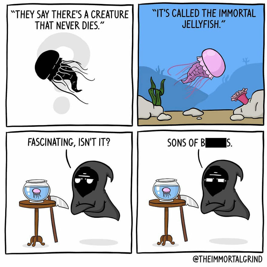 Artist Create Comics About The Afterlife And Death (New Pics)