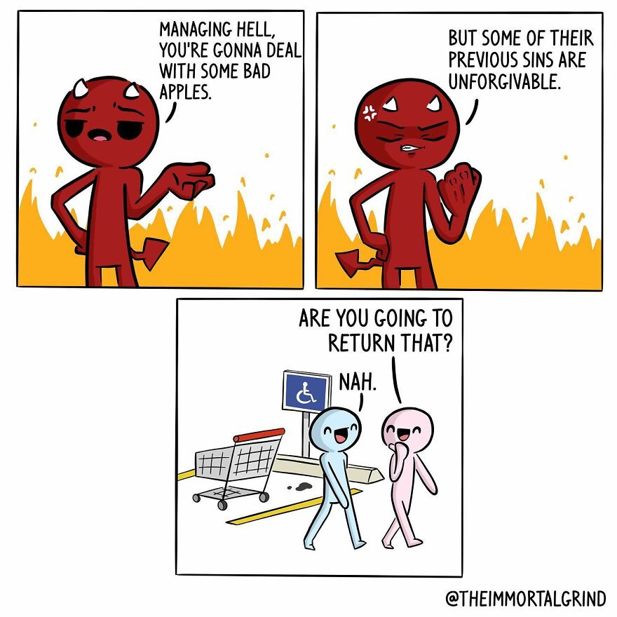 Artist Create Comics About The Afterlife And Death (New Pics)