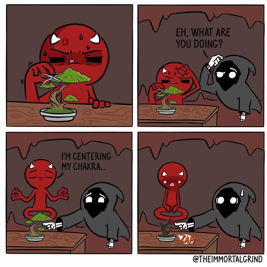 Artist Create Comics About The Afterlife And Death (New Pics)