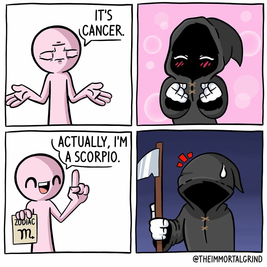 Artist Create Comics About The Afterlife And Death (New Pics)