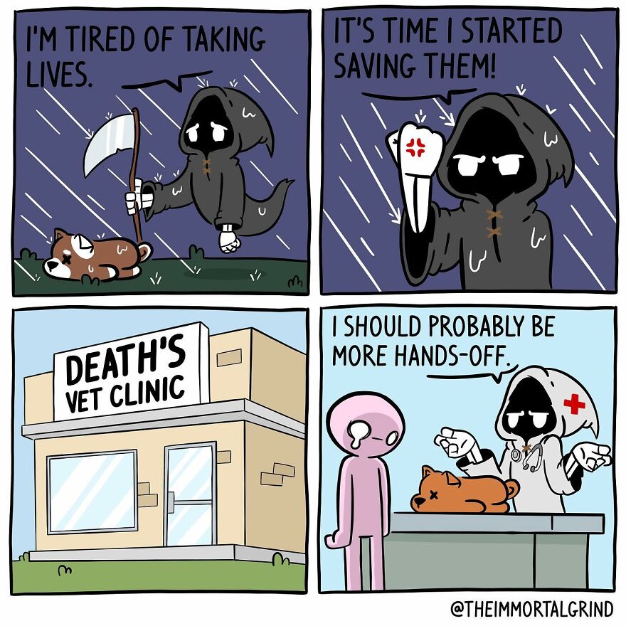 Artist Create Comics About The Afterlife And Death (New Pics)