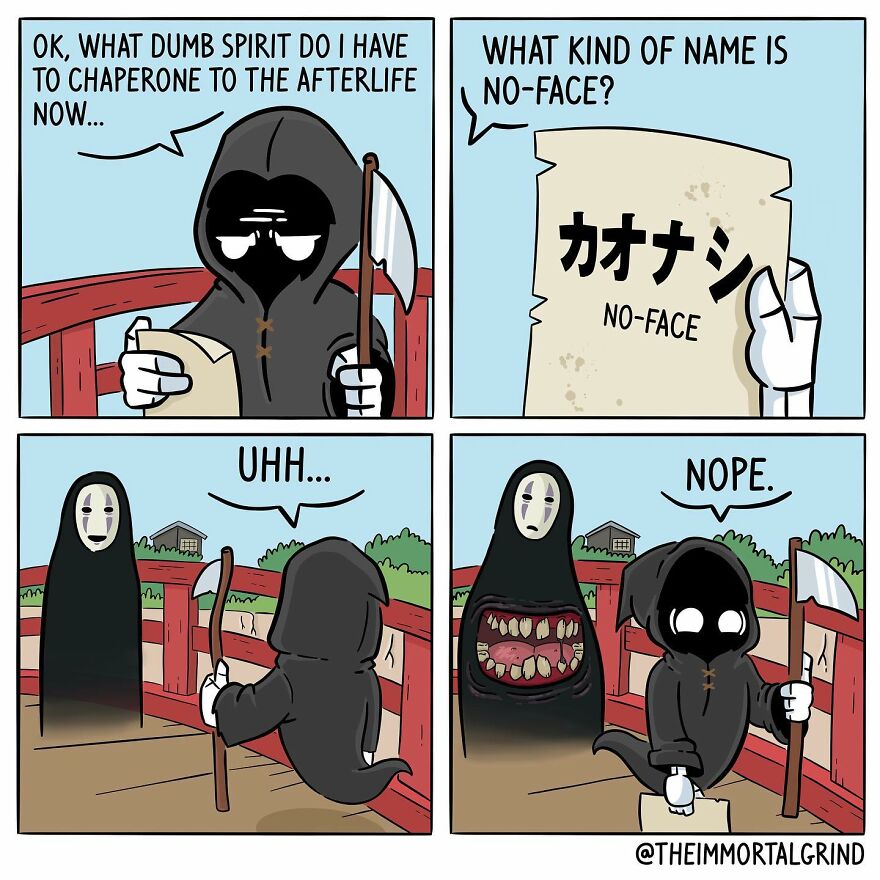 Artist Create Comics About The Afterlife And Death (New Pics)