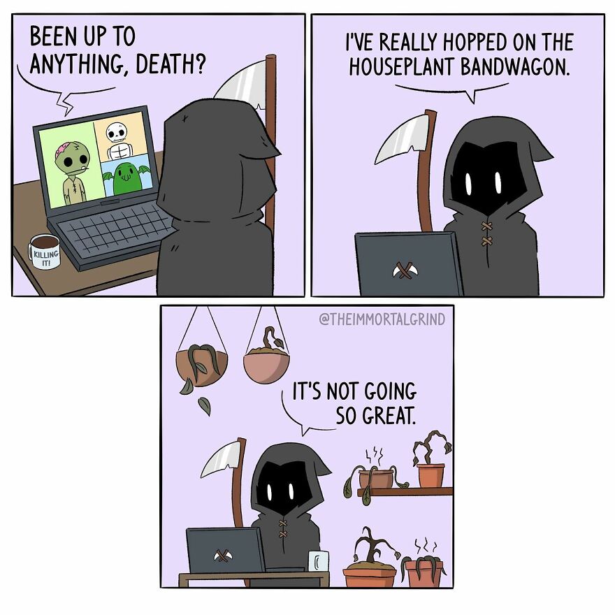 Artist Create Comics About The Afterlife And Death (New Pics)