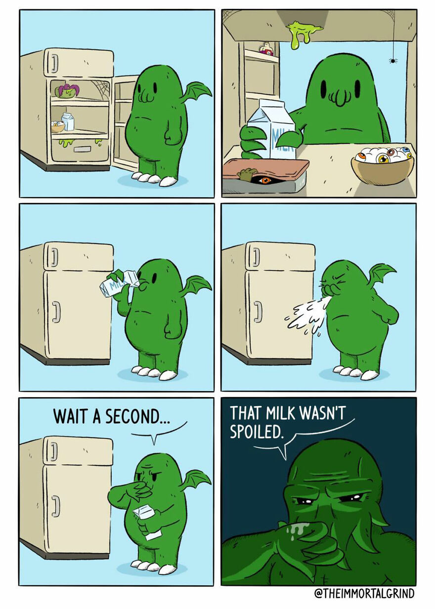 Artist Create Comics About The Afterlife And Death (New Pics)