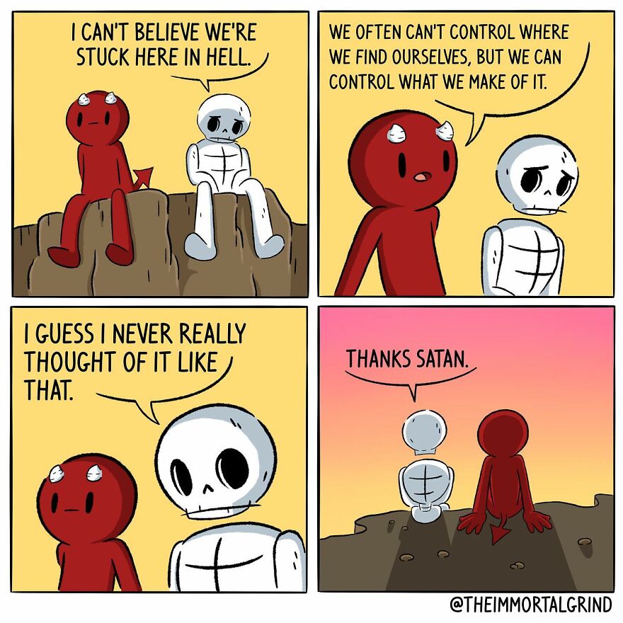 Artist Create Comics About The Afterlife And Death (New Pics)