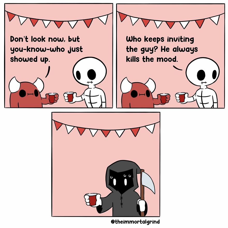 Artist Create Comics About The Afterlife And Death (New Pics)