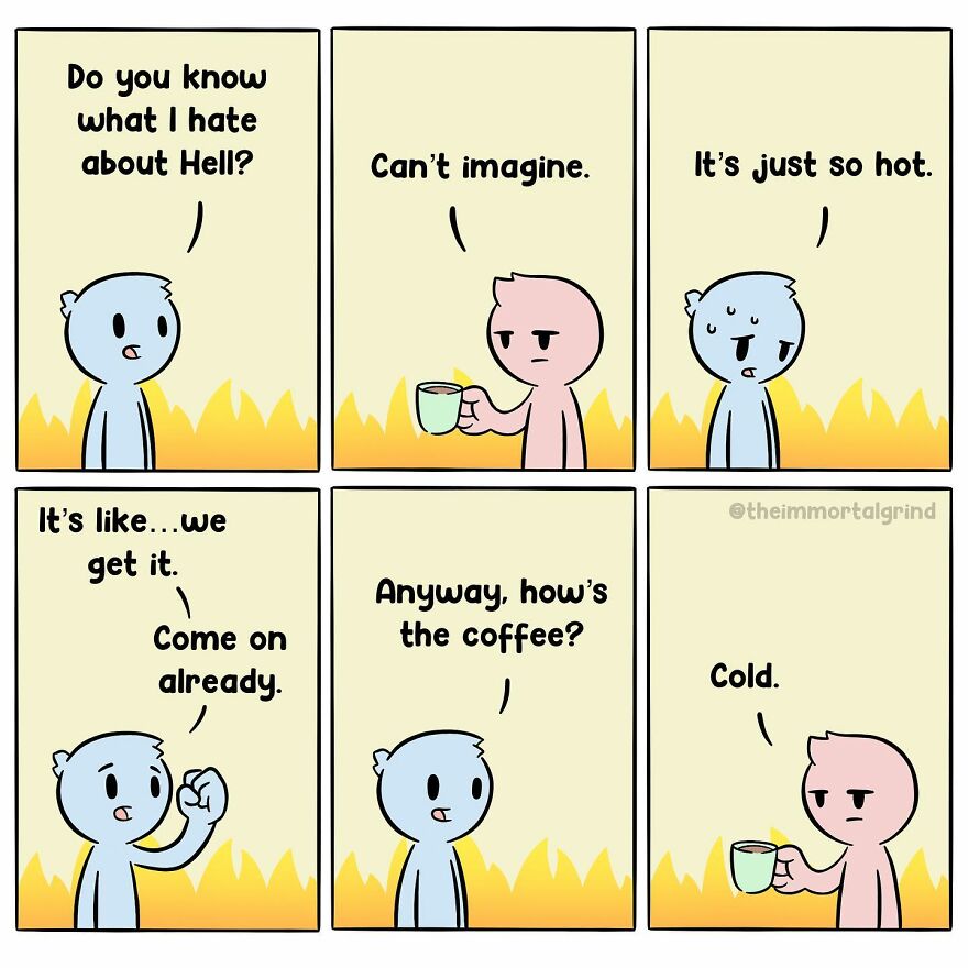 Artist Create Comics About The Afterlife And Death (New Pics)