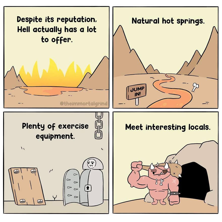 Artist Create Comics About The Afterlife And Death (New Pics)