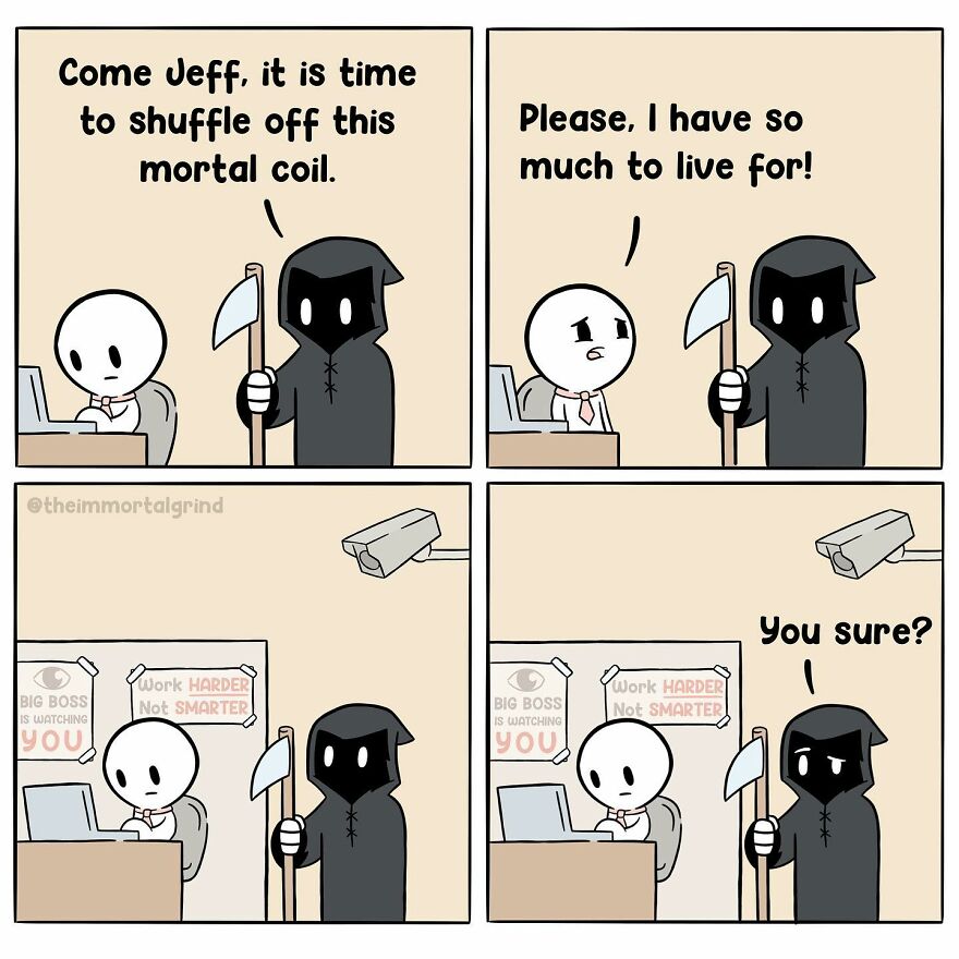 Artist Create Comics About The Afterlife And Death (New Pics)