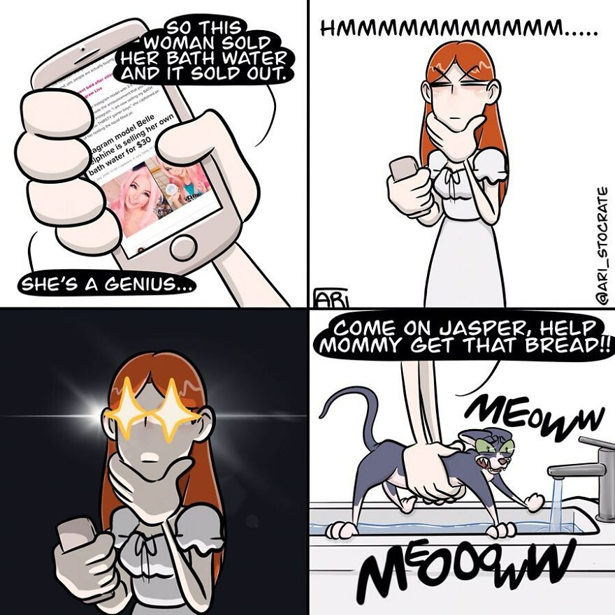 Artist Continues To Illustrate Her Everyday Problems In Cute And Hilarious Comics