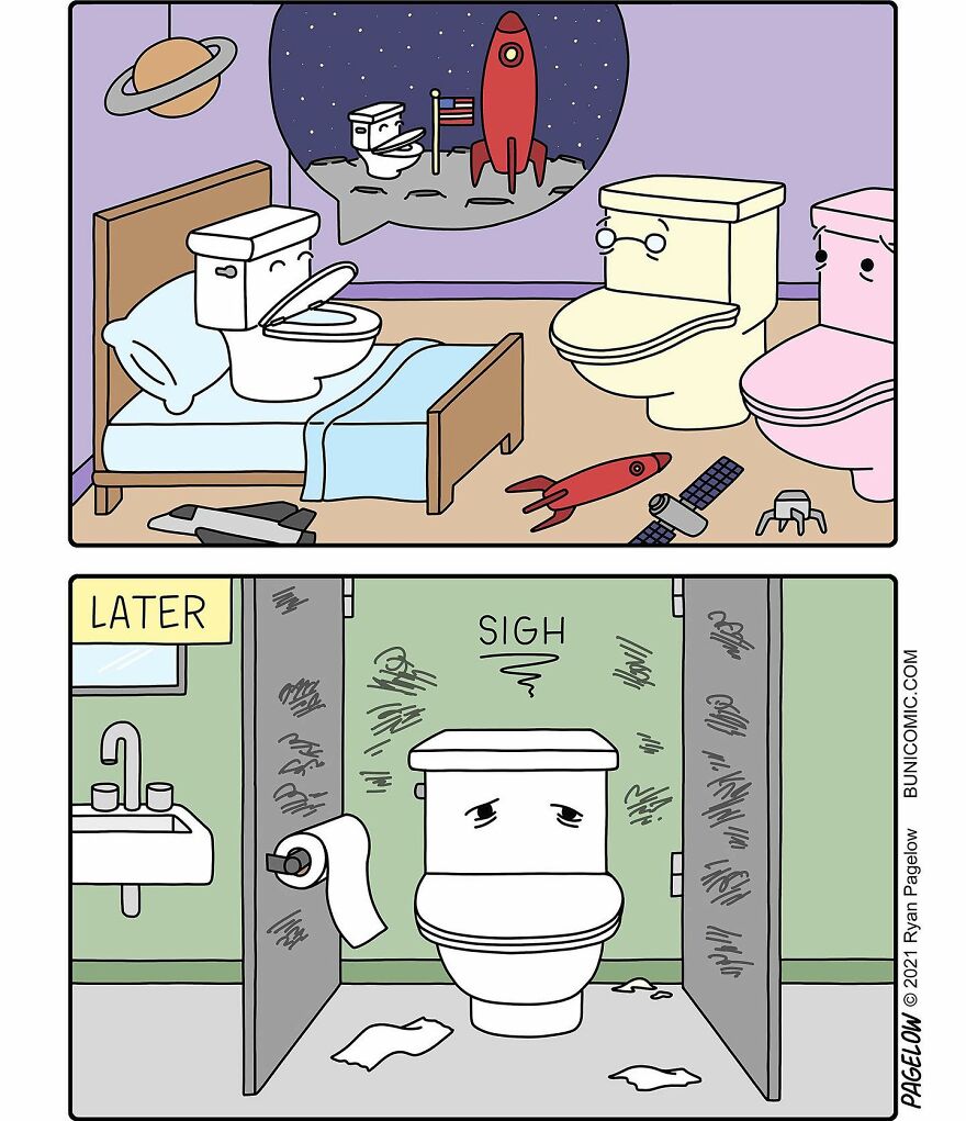 Artist Creates Totally Ironic Comics That Have More Meaning Than They Appear ( 35 New Comics)