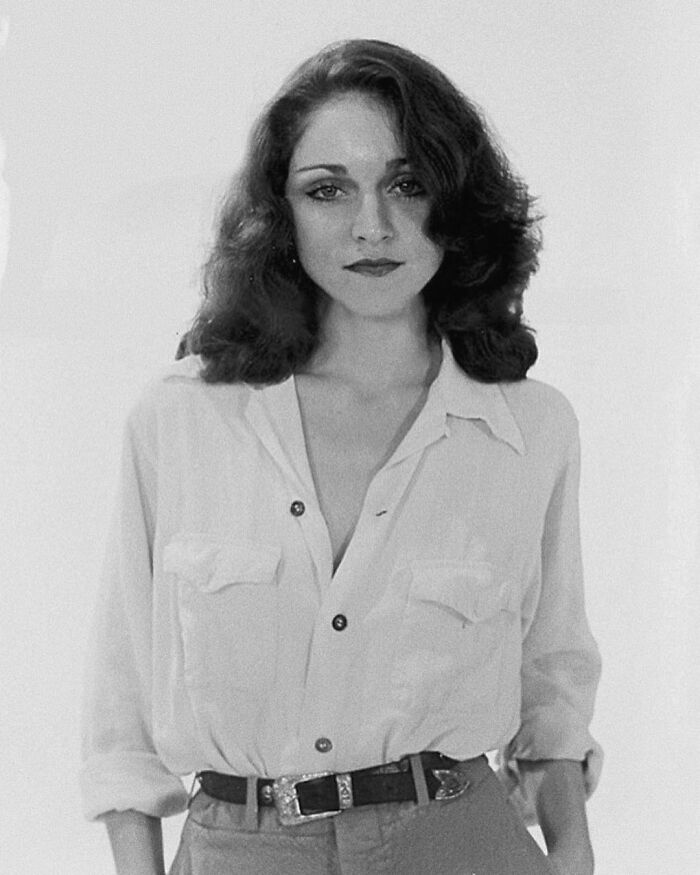 18 Year Old Madonna At The Art Worlds Institute Of Creative Arts In Ann Arbor In Michigan, 1977photographed By Cecil L. Taylor