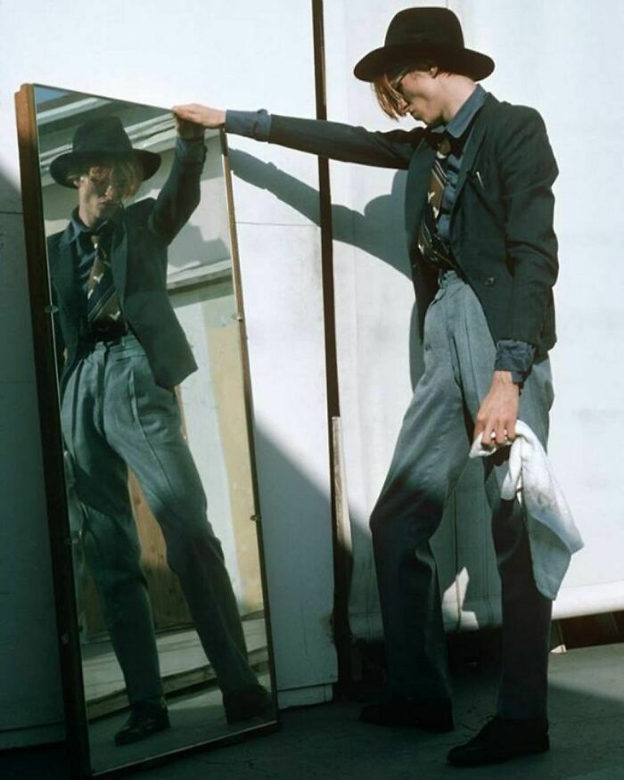 David Bowie fotografiado por Steve Schapiro, 1975
