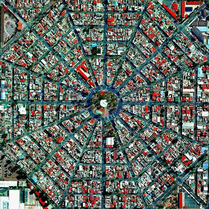 The Plaza Del Ejecutivo In The Venustiano Carranza District Of Mexico City, Mexico