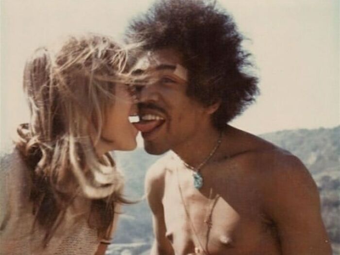 Jimi Hendrix And Carmen Borrero, 1968
