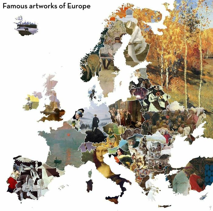 Famous Artworks Of European Nations