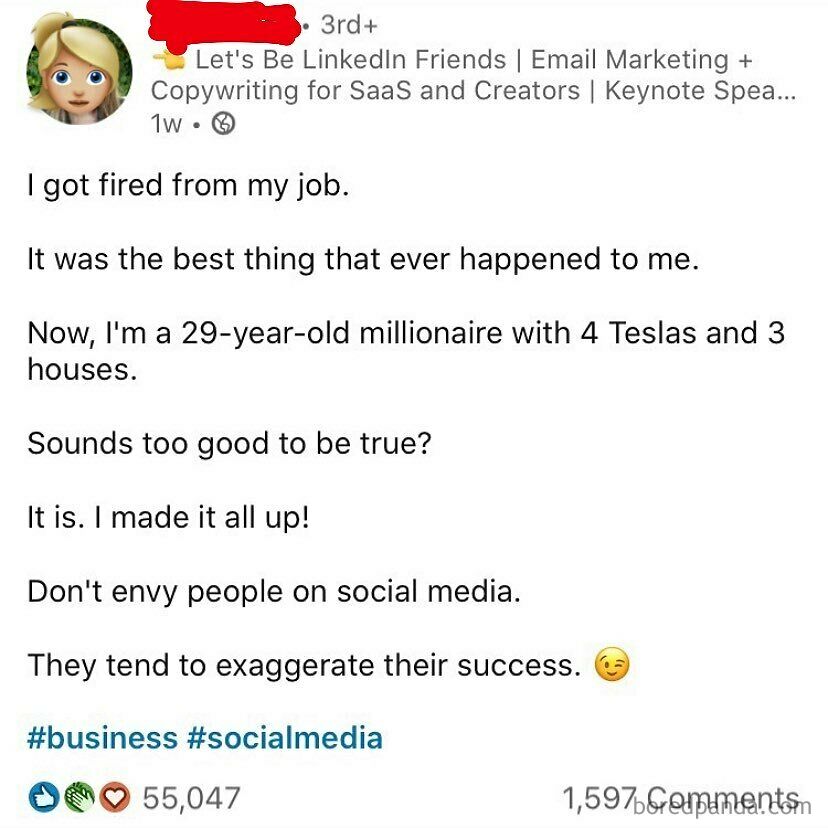 Plot Twist: She Was Actually Fired Tho