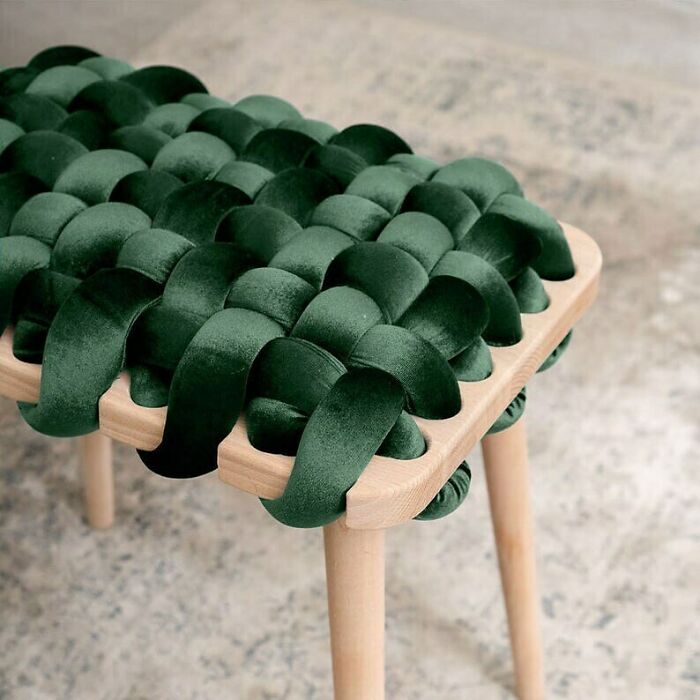 Wooven Stool By Knots_studio