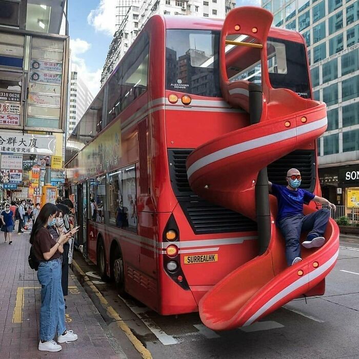 Diseño de autobús por Surrealhk