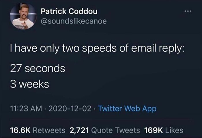 There’s No In Between.
.
.
.
.
.
#email #emails #reply #corporatehumor #corporate #humor #worklife #work #wfh #wfhlife #workfromhome #funny #funnymemes #workmeme #workmemes #workprobs #workproblems #workhumor #officelife #officememes #officememe #officehumor #microsoft #outlook #inbox #friday #fridayvibes #fridaymood #fridayfeeling #fridaymotivation